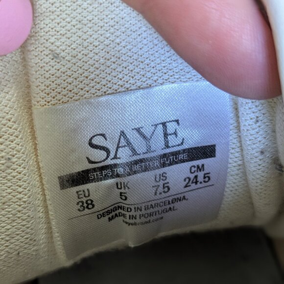 Saye Modelo 89 Vegan Leather High Tops (size 7.5) - Picture 10 of 10